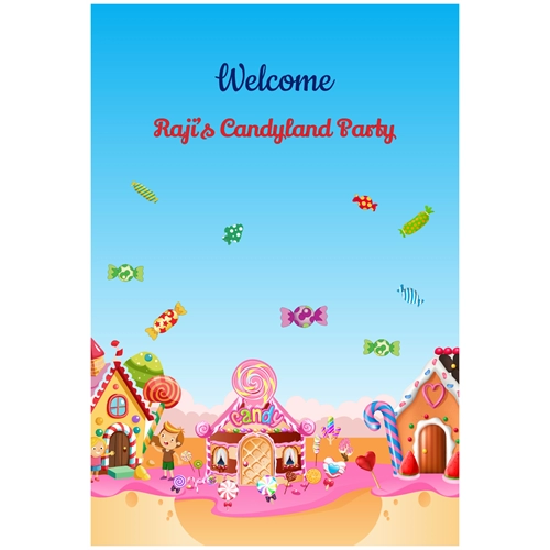 Candyland Theme Welcome Board